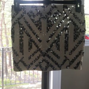 Sequin mini skirt